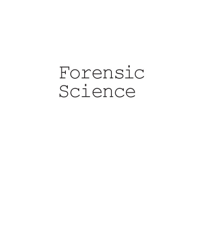 Forensic Science (2008), Volume 2