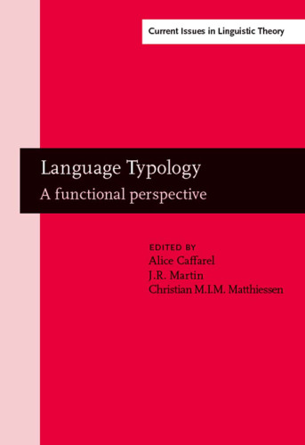 Language Typology: A Functional Perspective