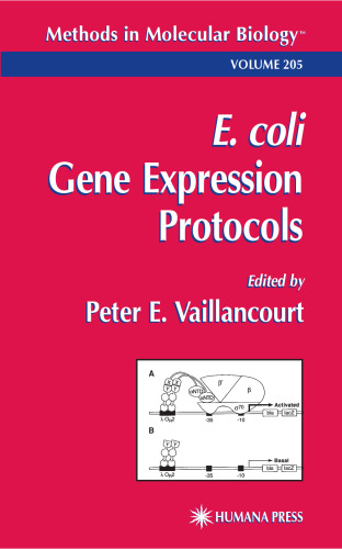 E. coli: Gene Expression Protocols