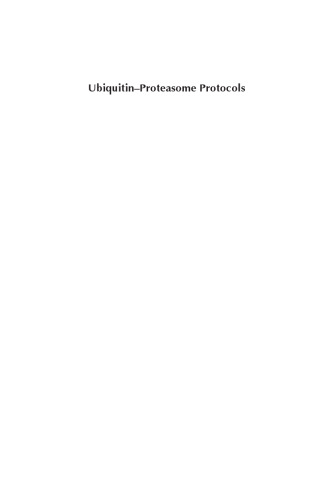 Ubiquitin-Proteasome Protocols