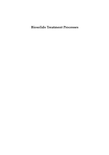 Biosolids Treatment Processes