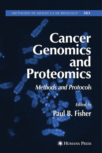 Cancer Genomics and Proteomics: Methods and Protocols