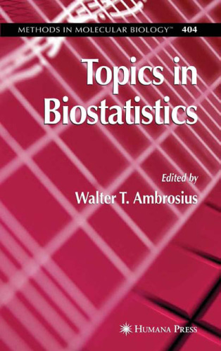 Topics in Biostatistics