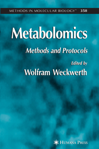 Metabolomics: Methods and Protocols