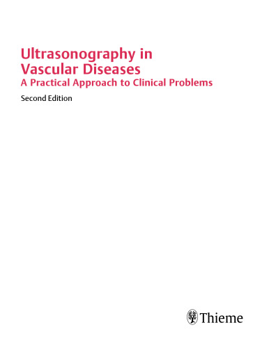 Ultrasonography in vascular diseases: a practical approach to clinical problems
