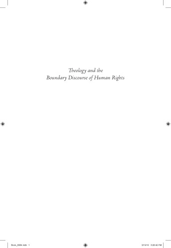 Theology and the Boundary Discourse of Human Rights