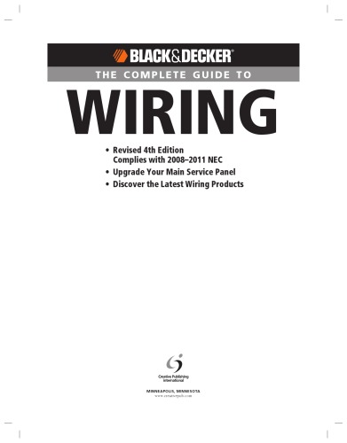 Black and Decker: the complete guide to wiring