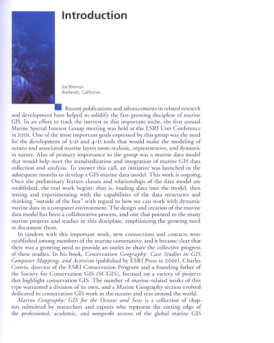 Marine geography- GIS for the oceans and seas