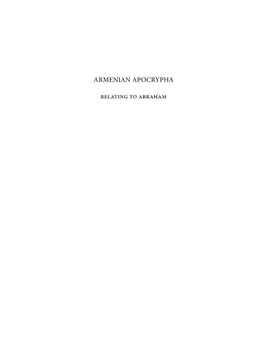 Armenian apocrypha relating to Abraham