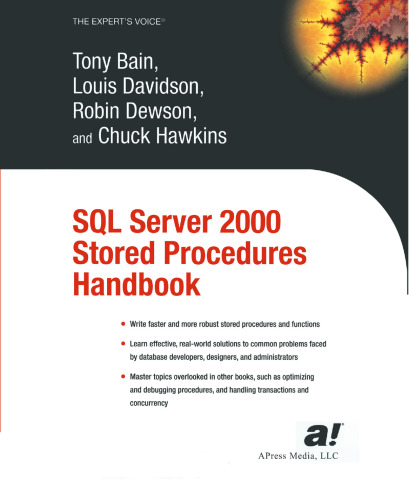 SQL Server 2000 Stored Procedures Handbook