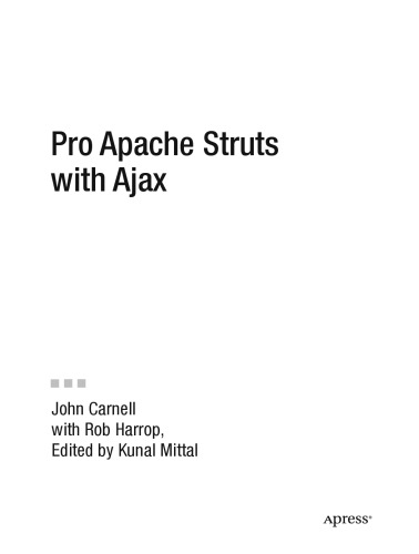 Pro Apache Struts with Ajax