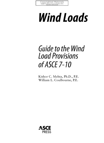 Wind Loads - Guide to the Wind Load Provisions of ASCE 7-10