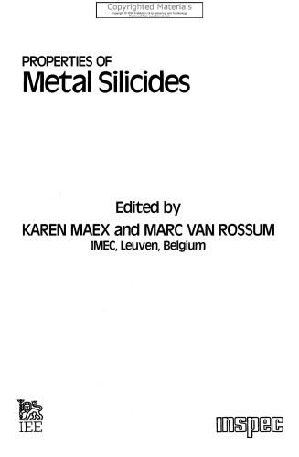 Properties of Metal Silicides
