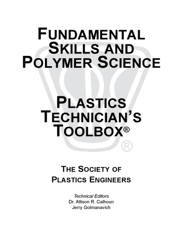 Plastics Technician's Toolbox, Volumes 1-6