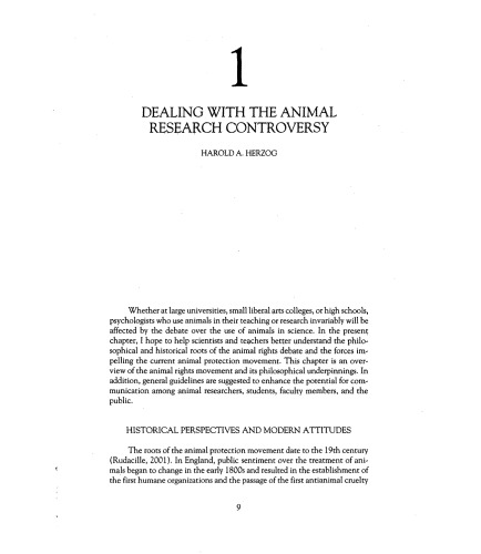 Laboratory Animals in Research and Teaching: Ethics, Care, and Methods