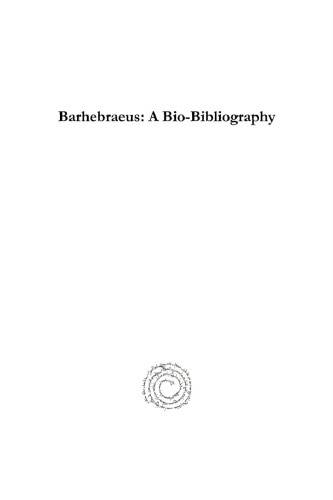 Barhebraeus: A Bio-Bibliography