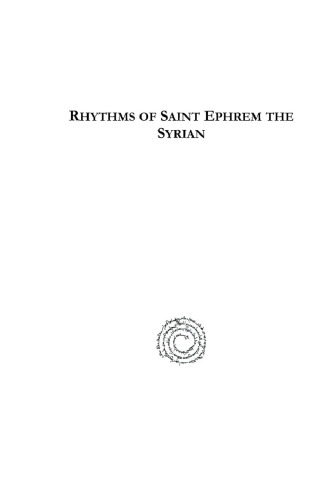 Rhythms of Saint Ephrem the Syrian (Gorgias Theological Library)