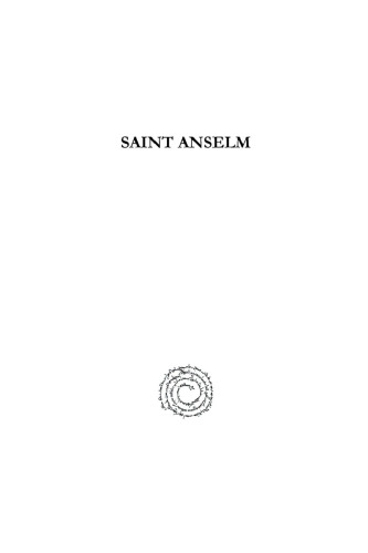 Saint Anselm (Gorgias Theological Library)