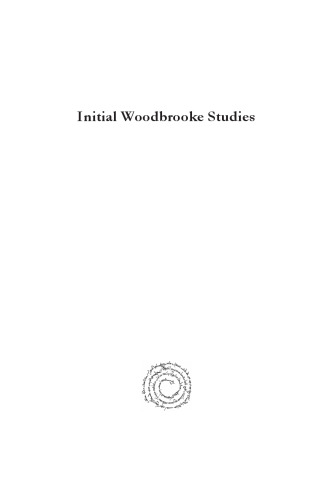 Initial Woodbrooke Studies: Woodbrooke Studies 1