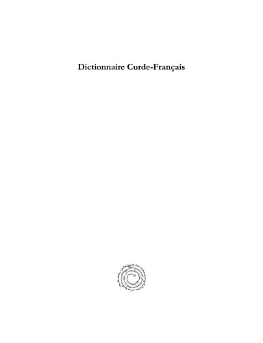 Dictionnaire Curde-Français