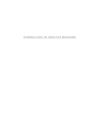 Introduction to addictive behaviors
