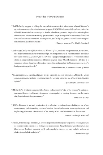 Willful Blindness : A Memoir of the Jihad