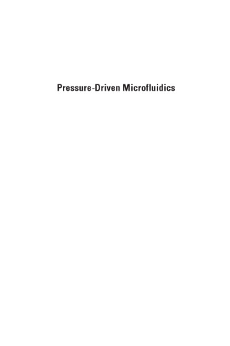 Pressure-Driven Microfluidics