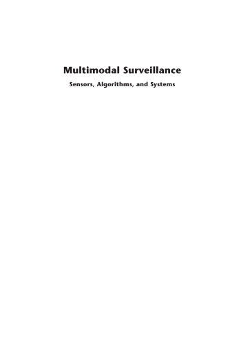Multimodal Surveillance : Sensors, Algorithms, and Systems