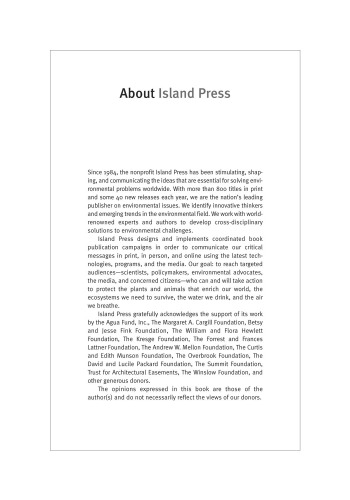 Tidal Marsh Restoration: A Synthesis of Science and Management