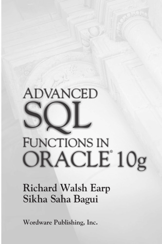 Advanced SQL Functions in Oracle 10g