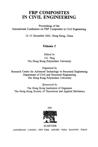 FRP Composites in Civil Engineering, Volumes 1 - 2