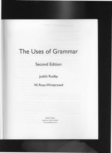 The uses of grammar