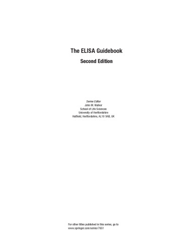 The ELISA Guidebook