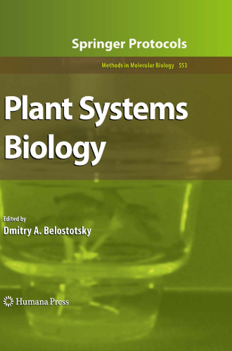 Plant Systems Biology