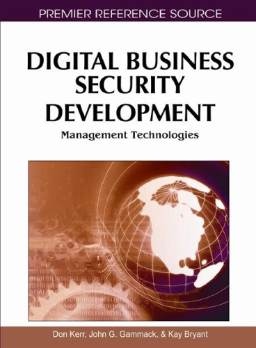 Digital Business Security Development: Management Technologies