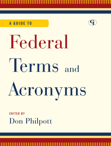 A Guide to Federal Terms and Acronyms