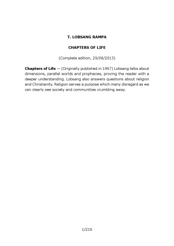 Chapters of Life