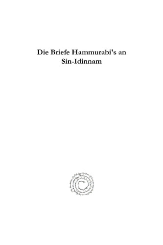 Die Briefe Hammurabi's an Sin-Idinnam