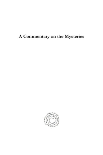 A Commentary on the Mysteries