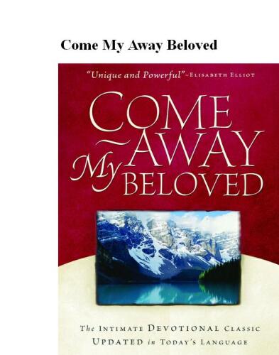 Come Away My Beloved