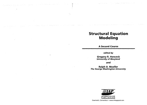 Structural equation modeling : a second course