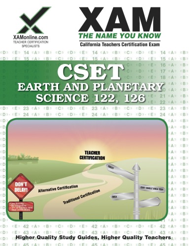 CSET Earth and Planetary Science 122, 126 Teacher Certification, 2nd Edition ()