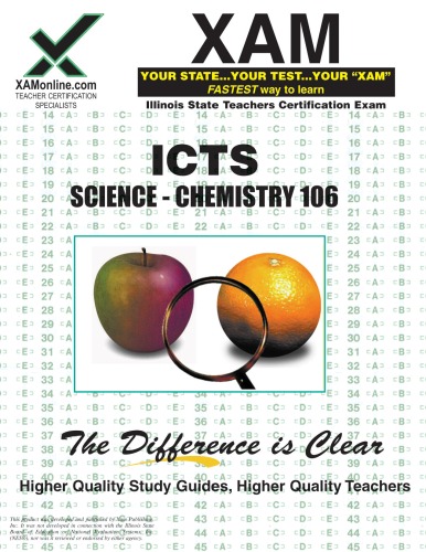 ICTS Science-Chemistry 106 Teacher Certification Test Prep Study Guide, 2nd Edition (XAM ICTS)