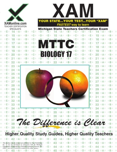 MTTC Biology 17 Teacher Certification Test Prep Study Guide (XAM MTTC)