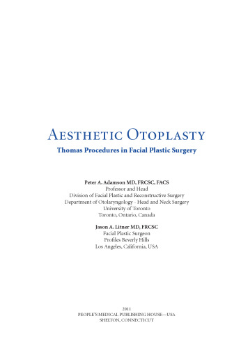 Aesthetic Otoplasty