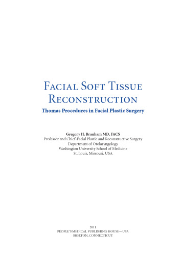 Facial Soft Tissue Reconstruction