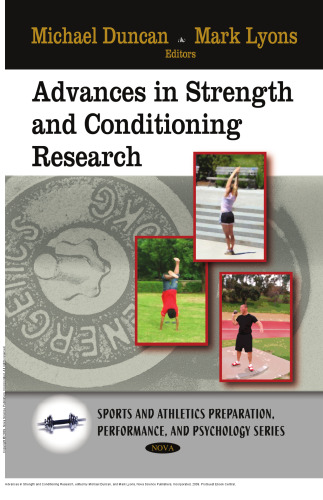 Advances in Strength and Conditioning Research