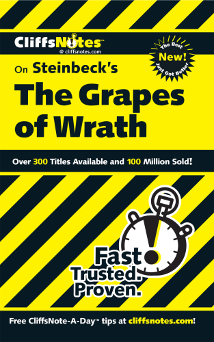 CliffsNotes on Steinbecks The Grapes of Wrath