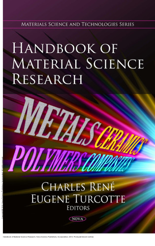 Handbook of Material Science Research