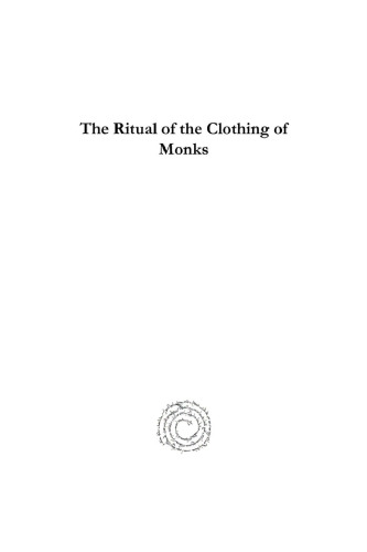 The Ritual of the Clothing of Monks